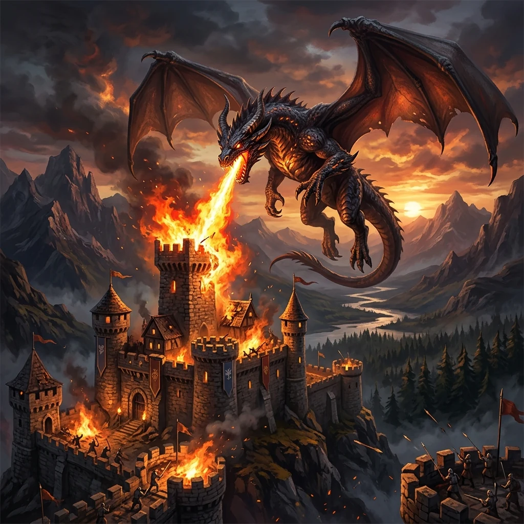 Dragons Fire sur Julius